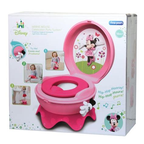 Disney Minnie Mouse Potty Trainer 3 In 1 Toilet Training Pot