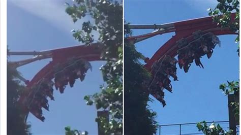 Breaking News Riders Left Upside Down At Drayton Manor After Ride Malfunction Itv News Central