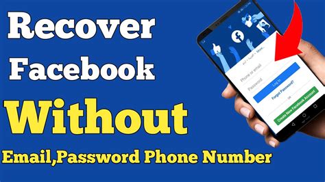 How To Recover Facebook Account Without Email And Phone Number Youtube