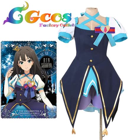 Cgcos Free Shipping Cosplay Costume The Idolmaster Cinderella Girls Rin Shibuya New In Stock