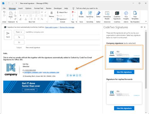Create And Add Email Signature In Ms Outlook Hot Sex Picture