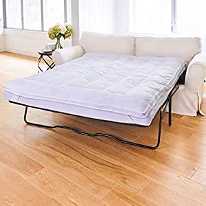 Guestroom survival kit has come up with aguestroom survival kit has come up with a great solution to a this set provides the air mattress, pump, bed sheets, and standard sleeping pillows all in one place to help make your guest feel comfortable and welcome. Amazon.com: Sleeper Sofa Mattress Topper-Full (75"L x 54"W ...
