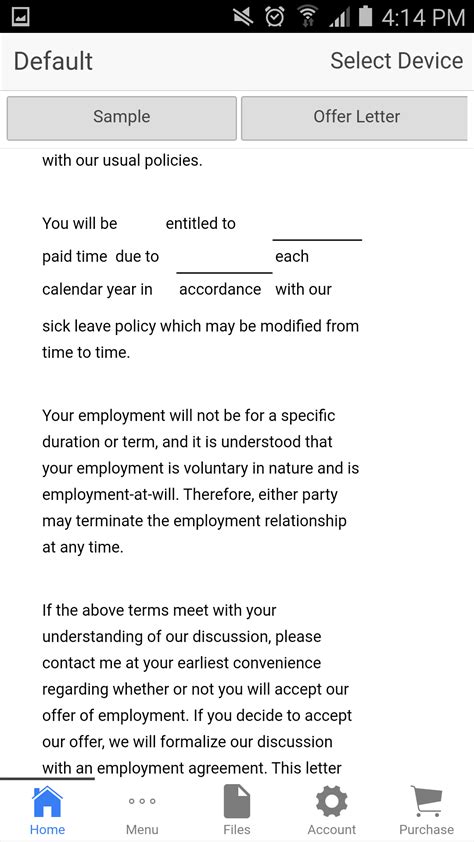 Job Offer Letter Amazonca Apps For Android