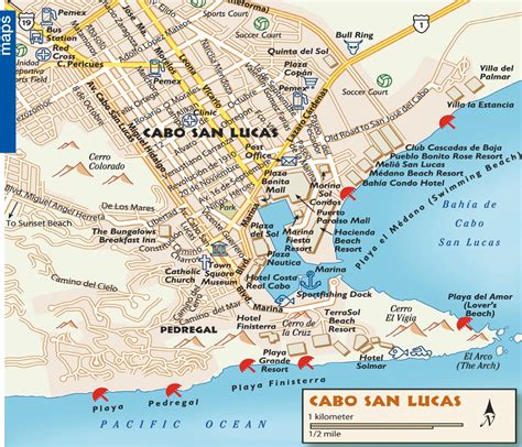 Cabo San Lucas Mexico Map Maps For You