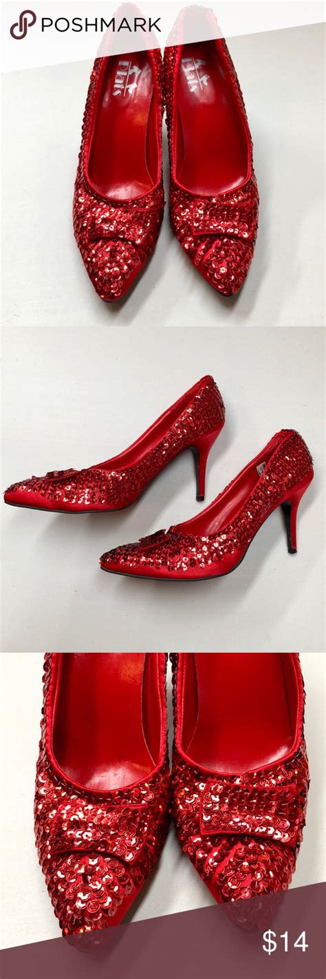 Dorothy Ruby Red Sequin Pumps Sequin Pumps Red Sequin Heels
