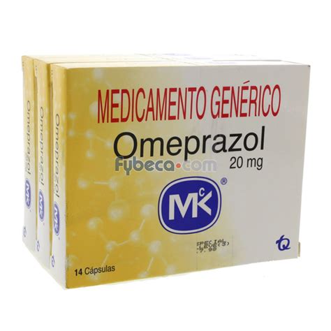 Omeprazol Mk 20 Mg Caja Fybeca