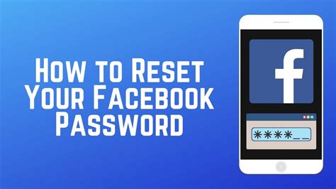 How To Reset Your Facebook Password If You Forget It Youtube
