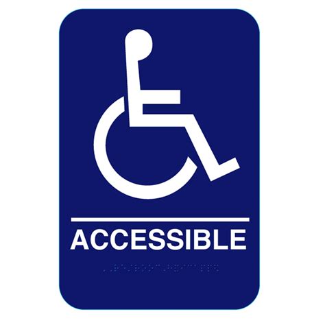 California Approved Ada Handicap Accessible Restroom Sign Cr Caccs69