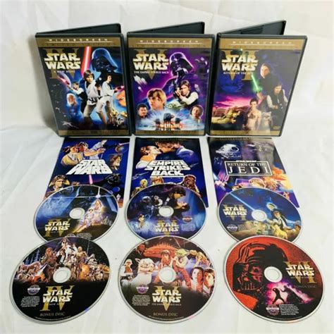 Star Wars Limited Edition Original Theatrical Unaltered Trilogy Dvd 6