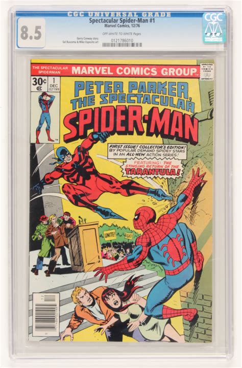 1973 Spectacular Spider Man Issue 1 Comic Book Cgc Encapsulated 8