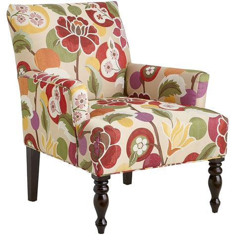 You can also use a bold black candleholder. Liliana Armchair - Bold Floral Red | Pier 1 Imports ...