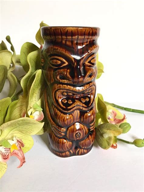 Orchids Of Hawaii Tiki Mug Japan R 76 Open Mouth Etsy Tiki Orchids