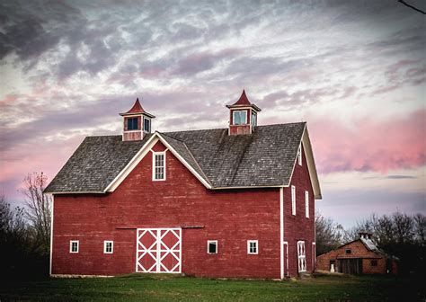 Red Barn At Sunset Photograph By Jackie Eatinger Fine Art America