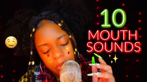 ASMR TOP 10 BEST MOUTH SOUNDS FOR SLEEP TINGLES AT 100