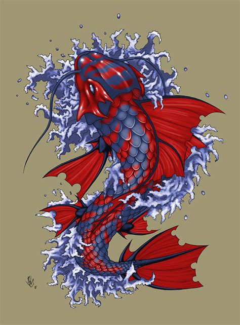 Koi Fish Tattoo By Deks Designs On Deviantart