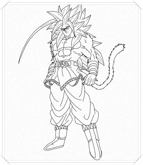 Dibujo De Goku Super Saiyan Para Colorear Dibujos Para Colorear