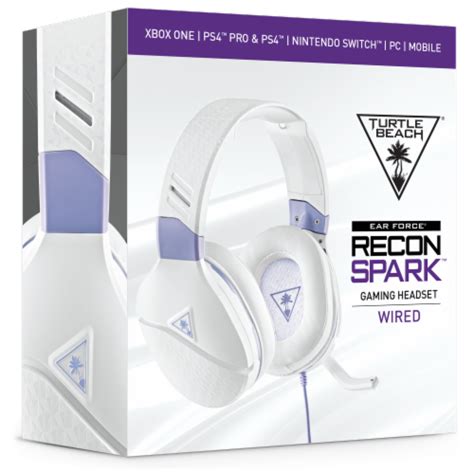 turtle beach recon spark gaming headset white purple 1 ct harris teeter