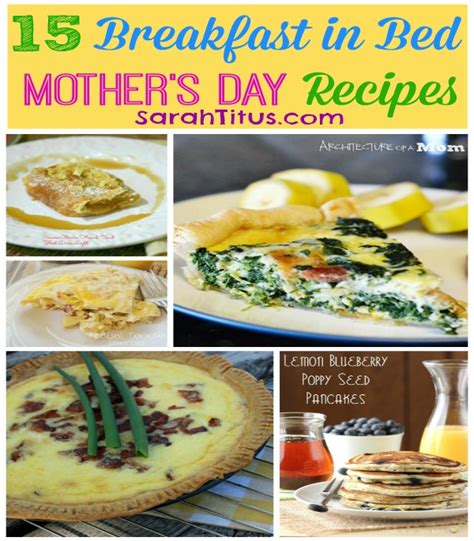 Breakfast In Bed Recipes For Mothers Day Sarah Titus