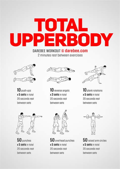 Total Bodyweight Upperbody Workout Boxer Workout Darbee