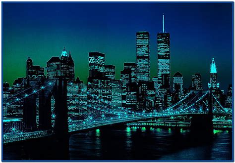 Remembrance New York Twin Towers Skyline Night Hd Wallpaper Peakpx