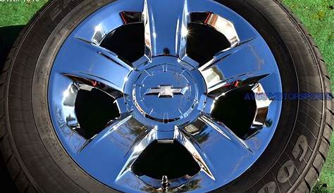 20" Chevrolet SILVERADO 1500 OEM FACTORY Chrome WHEELS Tahoe GMC Sierra