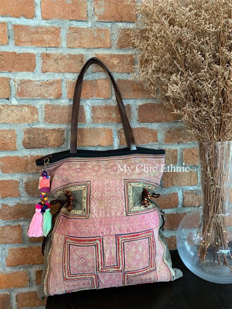 Vintage Handmade Hmong Shoulder Bag | Ref SB037, Hmong Fabric Bag ...