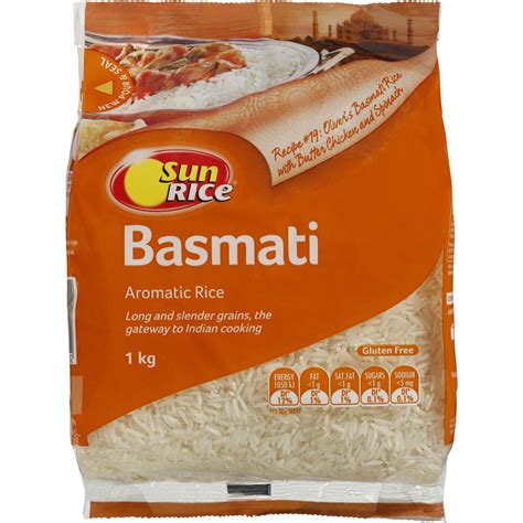 Sunrice Basmati Rice 1kg Woolworths