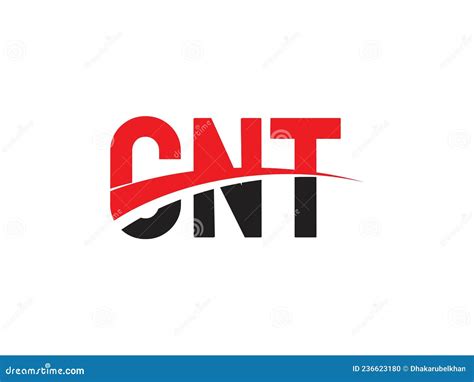 Cnt Letter Initial Logo Design Vector Illustration Stock Vector
