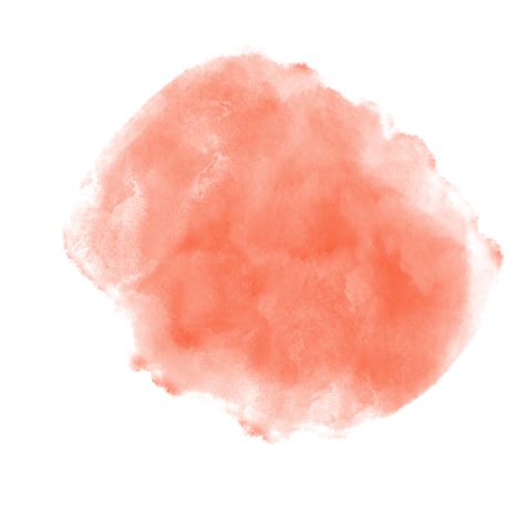 Pink And Orange Color Hand Drawn Watercolor Liquid Stain For Decorate