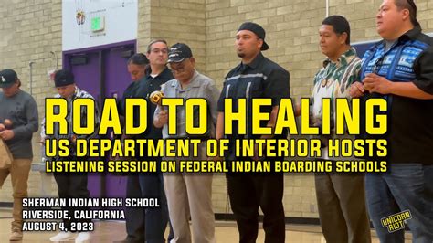 ‘road To Healing’ Federal Indian Boarding School Listening Session At Sherman Indian Hs Youtube