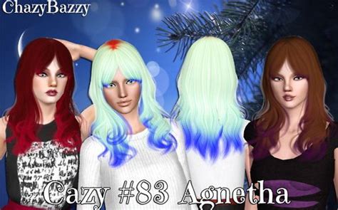 Cazy`s 83 Agnetha Hairstyle Retextured By Chazy Bazzy For Sims 3 Sims