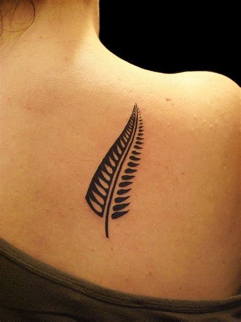 New Zealand Fern Leaf Tattoo Leaf Tattoos Fern Tattoo Feather Tattoos