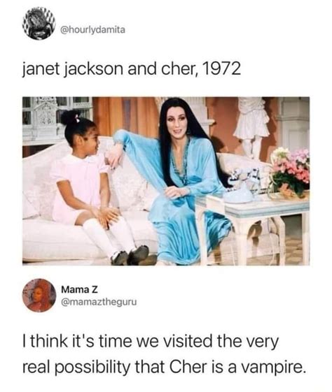 Janet Jackson And Cher 1972 I Think Its Time We Visited The Very Real