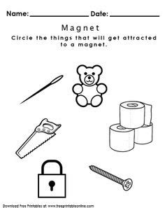 Each page of math didn't have that many problems on them. Magnetism. Magnets. Worksheet for 3rd and 4th grade ...