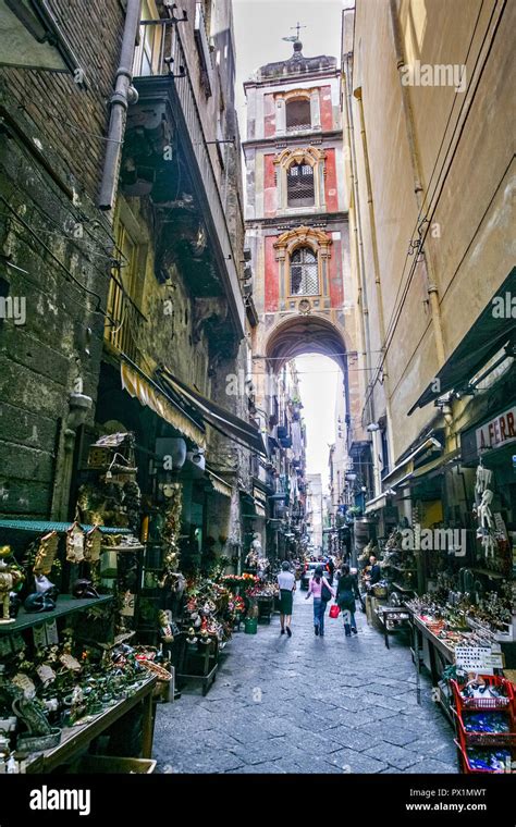 Via San Gregorio Armeno Is A Street In The Historic Center With The