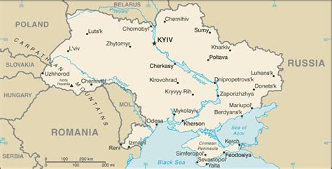 Ukraine Map Road Worldometer