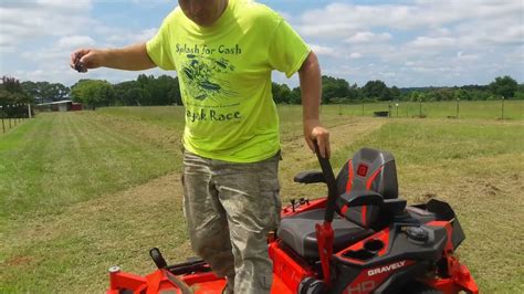 Mowing Tall Grass With Gravely Zthd Youtube