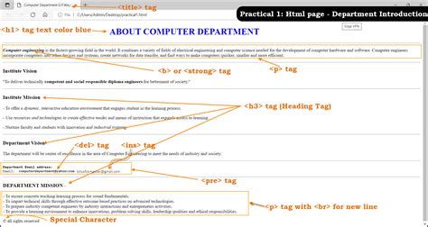 Html Text Formatting Tags To Create Web Page Practical Swpd 4311603
