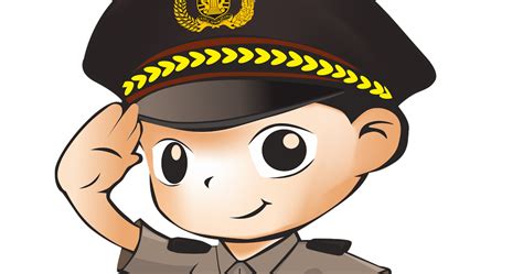 30 Gambar Mewarnai Polisi Kartun Koleksi Gambar Animasi Kartun Polisi
