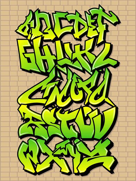 Printable Graffiti Letters