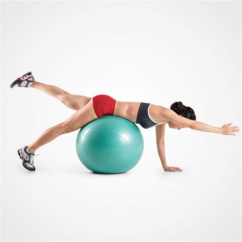 4 Moves Thatll Help Make You Less Clumsy Swiss Ball Exercises
