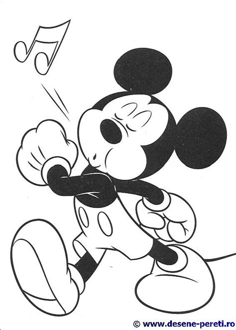 Mickey Mouse Planse De Colorat Desene De Colorat Ideas In 2021