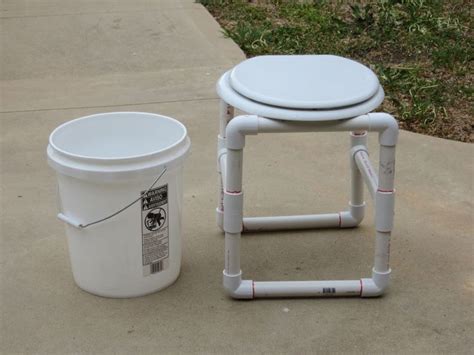 Camp Commode Potty Made For Less Then Camping Toilet Diy Camping Camping Bed