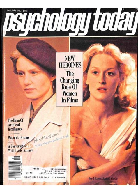 Cover Print Of Psychology Today January 1983