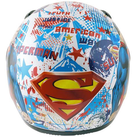 Box Bx 2r Superman Motorcycle Helmet Full Face Helmets