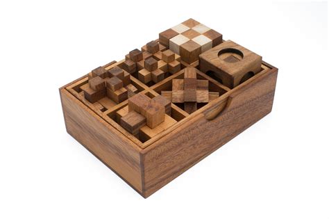 This tutorial will teach you how to solve a six piece wooden burr puzzle.this puzzle is good to train your brain. Wooden Puzzle Gift Set of Six Puzzles (WG-134)
