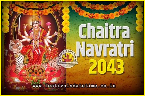 2043 Chaitra Navratri Pooja Date And Time 2043 Navratri Calendar