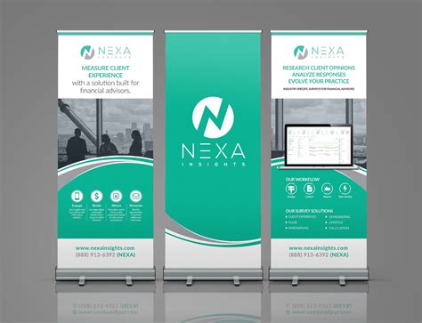 Pull Up Banner Design Standing Banner Design Exhibition Banners