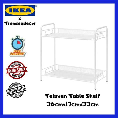 Ikea X Trendeedecor Tevalen Table Shelf Or Kitchen Shelf Shopee