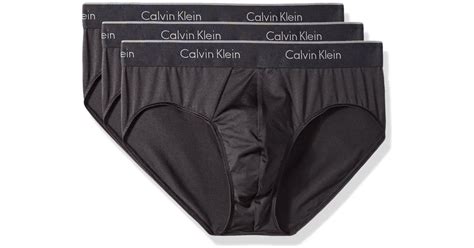 Calvin Klein Microfiber Stretch Multipack Briefs In Black For Men Lyst